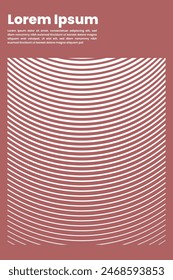 Moderne Streifen optische Kunst Welle . Hintergrundbild der Vektorgrafik