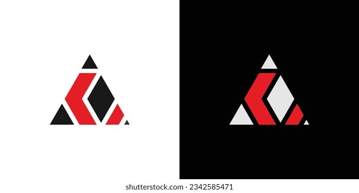 Modern and strng AC logo design