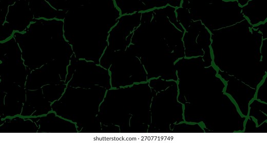 Modern Stroke Green Grunge Texture with ground cracks. vector eps 10