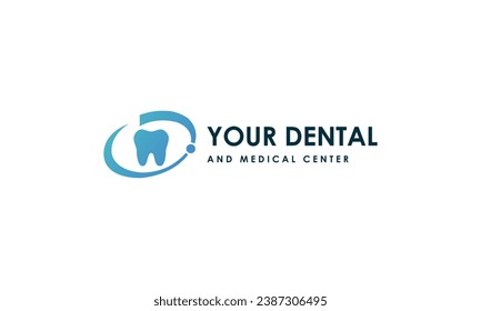 Modern and strong dentist logo design for dental care, dental hospital, dental doctor and medical industry.