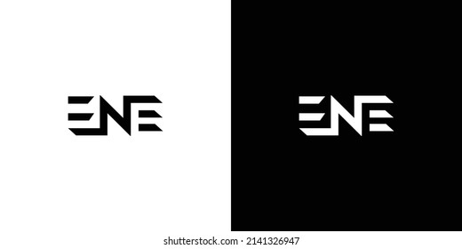 Modernes und starkes Logo für ENE-Buchstaben