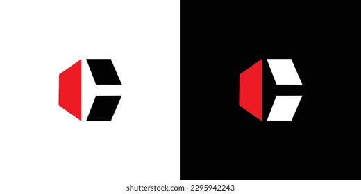 Modern and strong letter C initials logo design