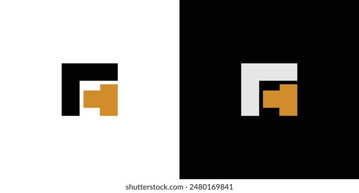 Letra moderna y fuerte Diseño de logotipo de iniciales A