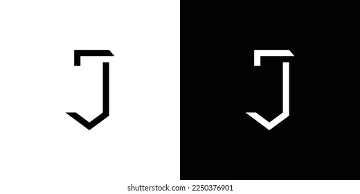 Modernes und starkes Logo-Design mit Buchstaben J