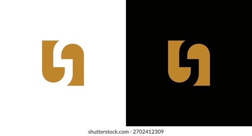 Modern and strong letter S initials logo design