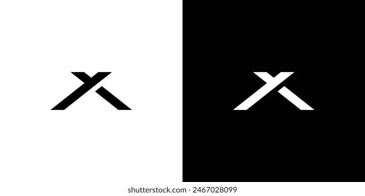 Modern and strong letter X initials logo design 2