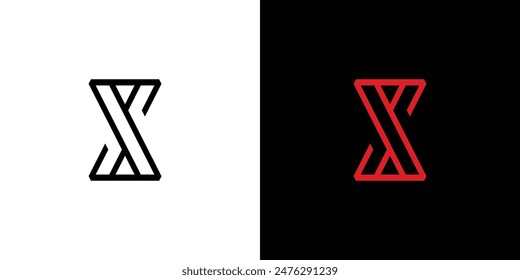 Modern and strong letter X initials logo design 2