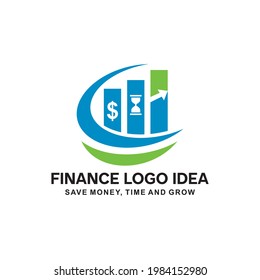 modern and strong logo design for safe finance