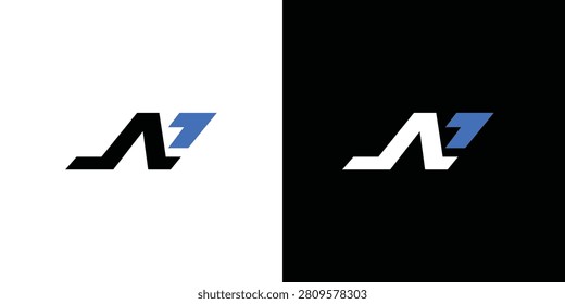 Modern and strong N1 logo design