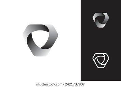 plantilla de vector de diseño de logotipo de blindaje fuerte moderno