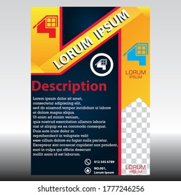 Estructura moderna de las plantillas de vector abstractas de diseño Broucher/Flyer.