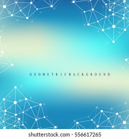 Modern Structure Molecule DNA. Atom. Molecule and communication background for medicine, science, technology, chemistry. Medical scientific backdrop