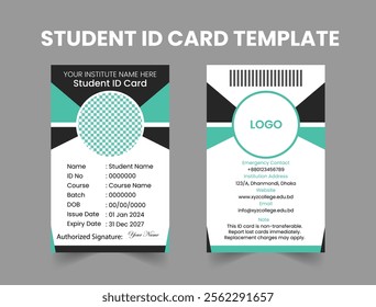 Modern Student ID Card Template Design
Professional School ID Badge Template
Sleek Student Identity Card Design Template
Customizable College ID Card Template