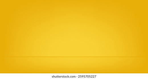 Modern studio backgrounds. yellow walls for photography space vector simple set with bright abstract