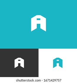 Modern studio logo design concept. Tech logomark illustration. Can representing chat, study, play, music, news, podcast, entertainment, travel.