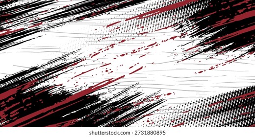 A modern and stunning abstract background with strong strokes. eps 10