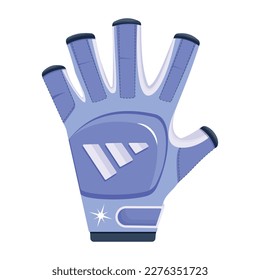 Modern style 2d icon of a hockey glove 