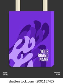 Modern style abstract art, suitable for shopping bags, tote bags, clothes designs, and many others, editable and printable design. Vector