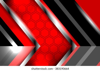modern style abstract red background, Vector Illustration
