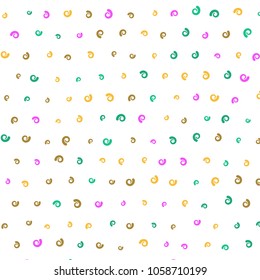 Modern style abstraction with composition made of various shapes in color. Vector illustration.
