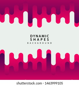 Modern style abstraction with composition made of various rounded shapes with geometrical element . Vector illustration.