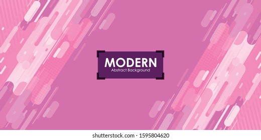 Modern style abstraction with composition made of various rounded shapes