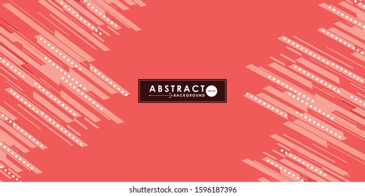 Modern style abstraction with composition made of various rounded shapes in color