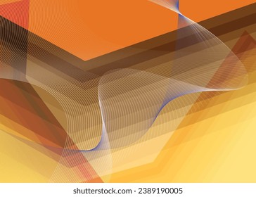 abstracción de estilo moderno con composición de varias formas en color. Ilustración vectorial.