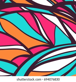 Modern style abstraction pattern. Vector illustration.