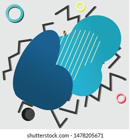 Modern Style background. Template for the design of a logo, flyer or presentation. Vector illustration.