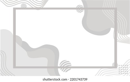 modern style background vector. White background. black and white line and liquid texture