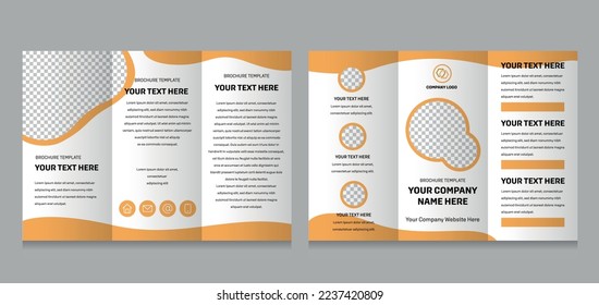 modern style brochure template, multiple pages for your business presentation