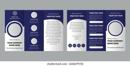 modern style brochure template, multiple pages for your business presentation