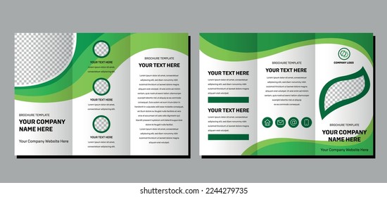 modern style brochure template, multiple pages for your business presentation