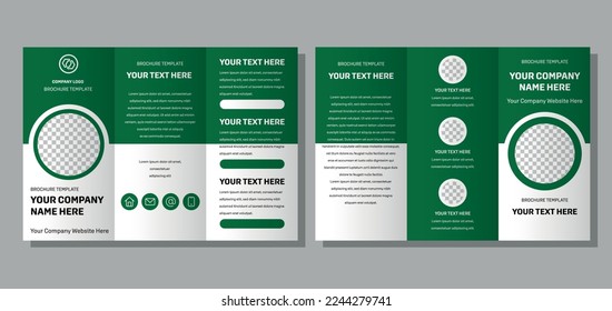 modern style brochure template, multiple pages for your business presentation
