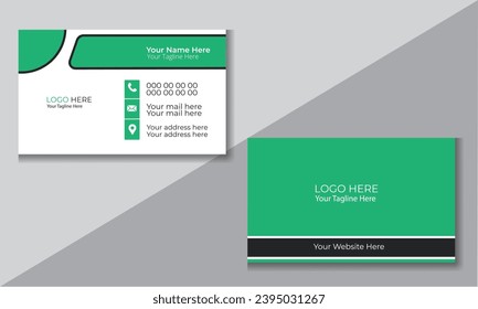 Modern style business card   design template, Clean professional business card template, visiting card, business card template.