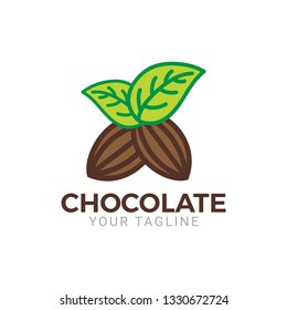 A modern style of chocolate logo/icon. Suitable for any chocolate-related brand