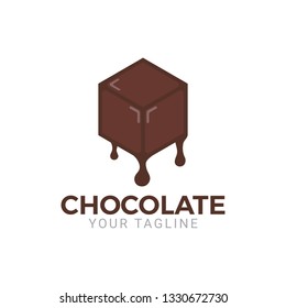 A modern style of chocolate logo/icon. Suitable for any chocolate-related brand