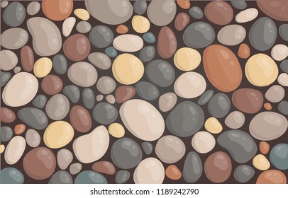 modern style close up round stone background wallpaper vector illustration