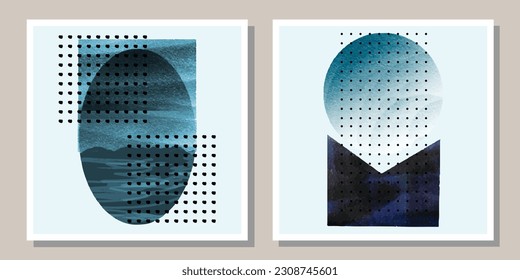 Modern style decorative wall art. Vector illustration