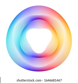 Modern style Design element website or app banners horizontal - abstract lines form 3d effect. Vector illustration EPS 10 Can be used web buttons template, web site page presentation