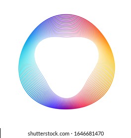 Modern style Design element website or app banners horizontal - abstract lines form 3d effect. Vector illustration EPS 10 Can be used web buttons template, web site page presentation