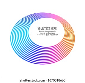 Modern style Design element website or app banners horizontal - abstract lines form 3d effect. Vector illustration EPS 10 Can be used web buttons template, web site page presentation