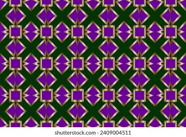 Modern style fabric design textile swatch all over print block.