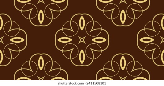 Modern style fabric design textile swatch all over print block.