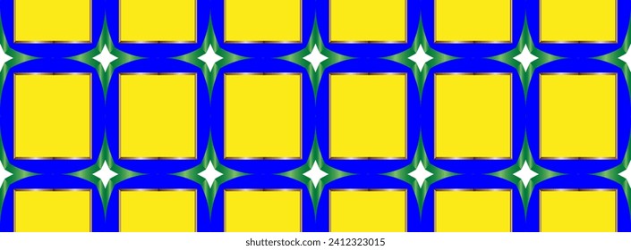 Modern style fabric design textile swatch all over print block.