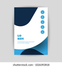 Modern Style Flyer or Cover Design for Your Business - Applicable for Reports, Presentations, Placards, Posters - Creative EPS10 Vector Template