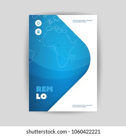 Modern Style Flyer or Cover Design for Your Business - Applicable for Reports, Presentations, Placards, Posters - Creative EPS10 Vector Template