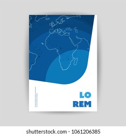 Modern Style Flyer or Cover Design for Your Business - Template for Reports, Presentations, Placards, Posters - Creative EPS10 Vector
