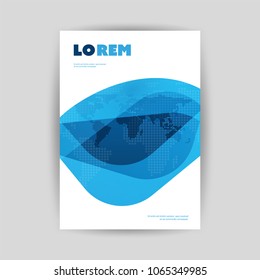 Modernes Flyer oder Cover Design für Ihr Unternehmen - Anwendbar für Berichte, Präsentationen, Plakate, Poster - kreative EPS10 Vektorvorlage